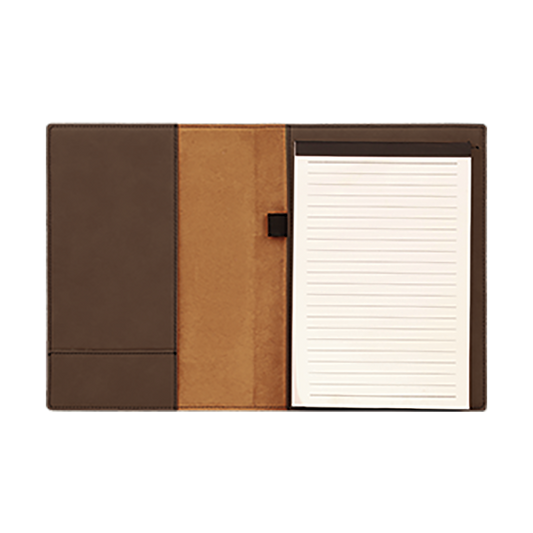 Personalized Leatherette Portfolio with Notepad