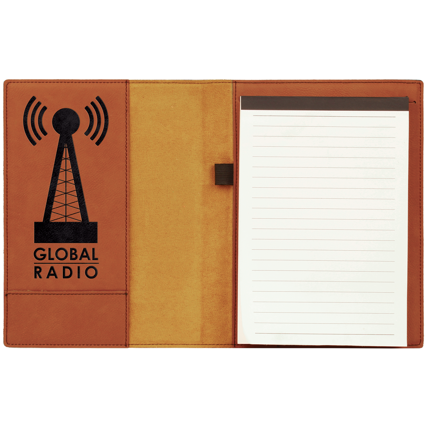 Personalized Leatherette Portfolio with Notepad