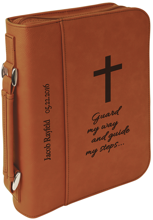 Personalized Leatherette Bible Cover