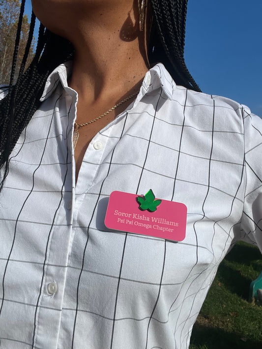 Chapter Name Badges