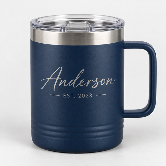 Personalized 15 oz Polar Camel Mug | Custom Engraved Insulated Mug