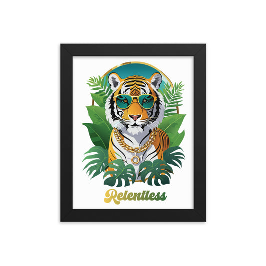 "Relentless" Framed poster