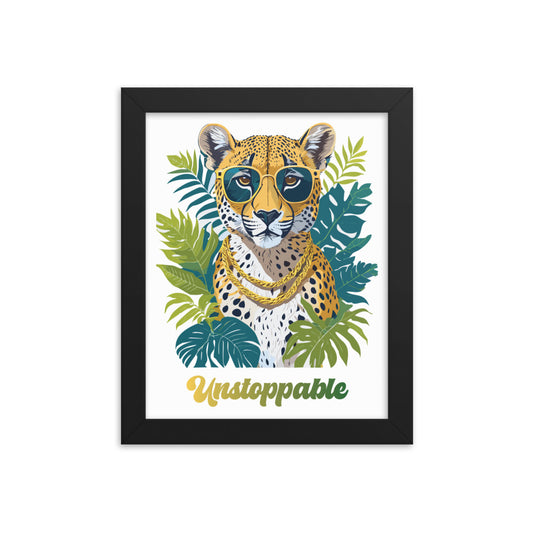 "Unstoppable" Framed poster