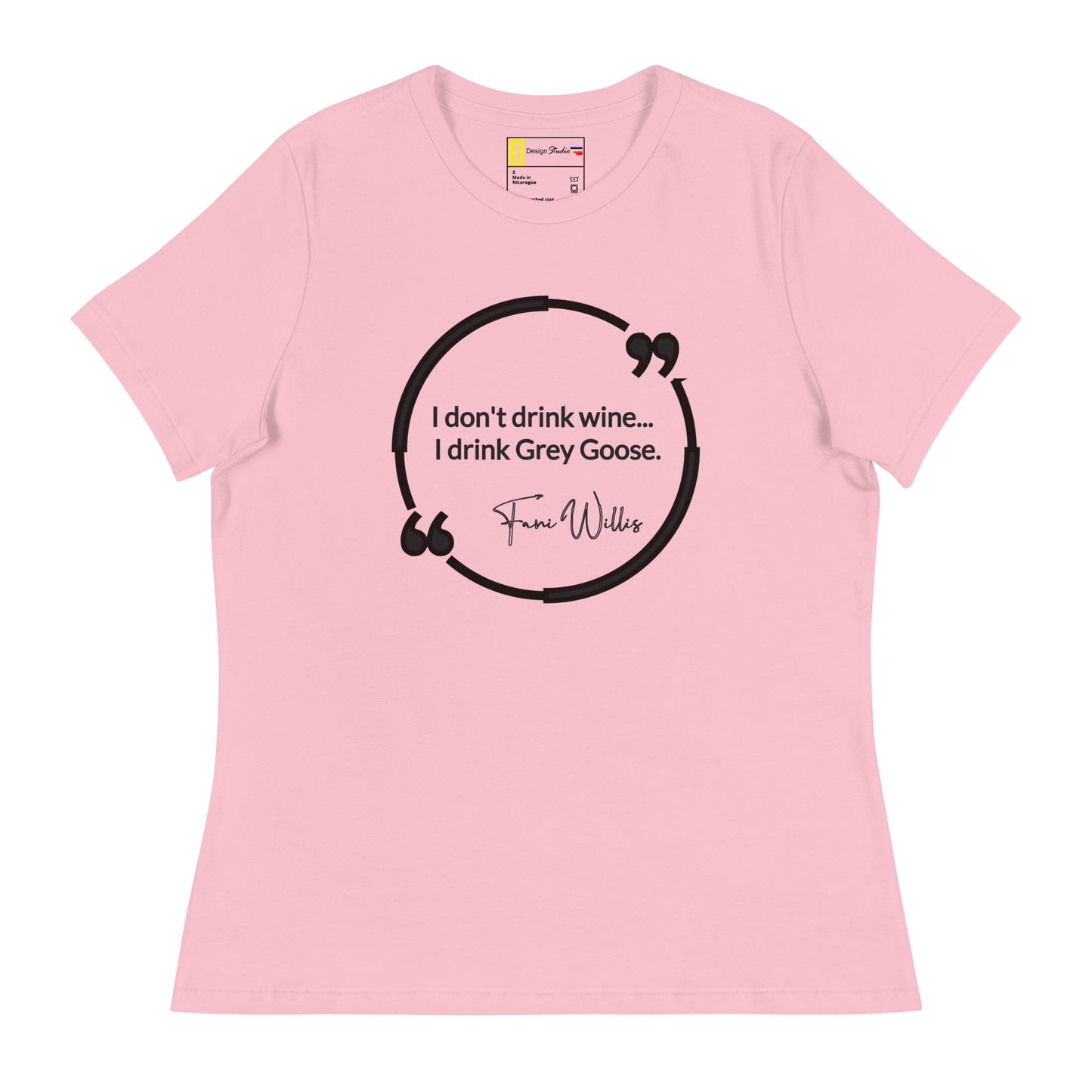 " I Don't Drink Wine" Women's Relaxed T-Shirt