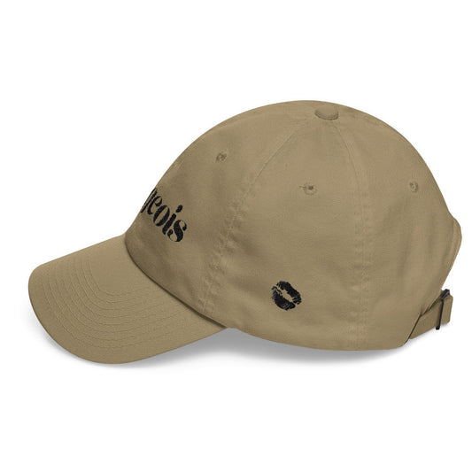 "Bourgeois with Lips" Classic Cap -Black
