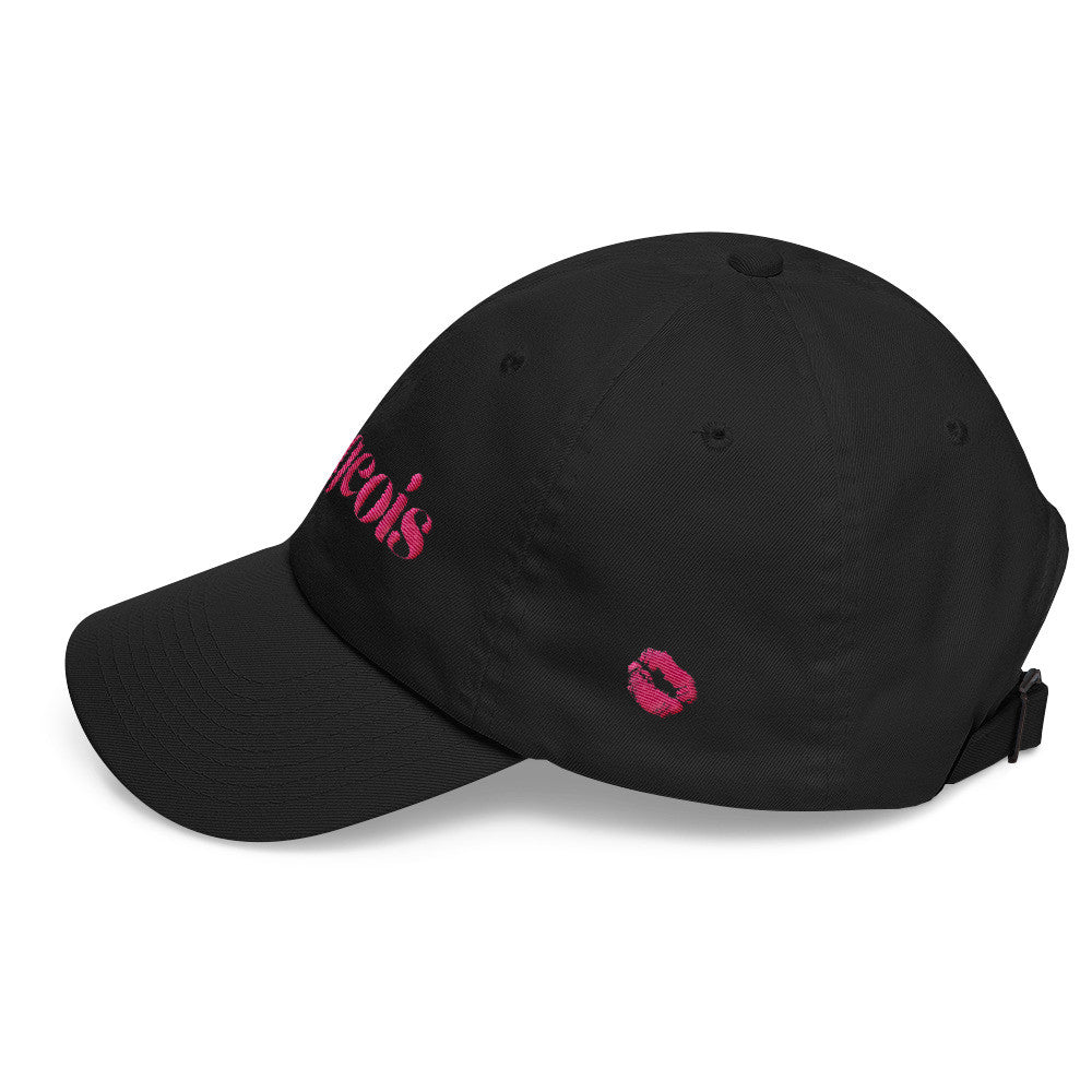 "Bourgeois with Lips" Classic Cap - Pink