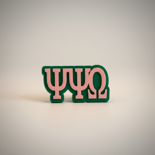 Large Greek Letter Magnetic Pin
