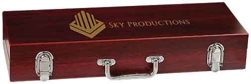Personalized Rosewood Barbecue Tool Set