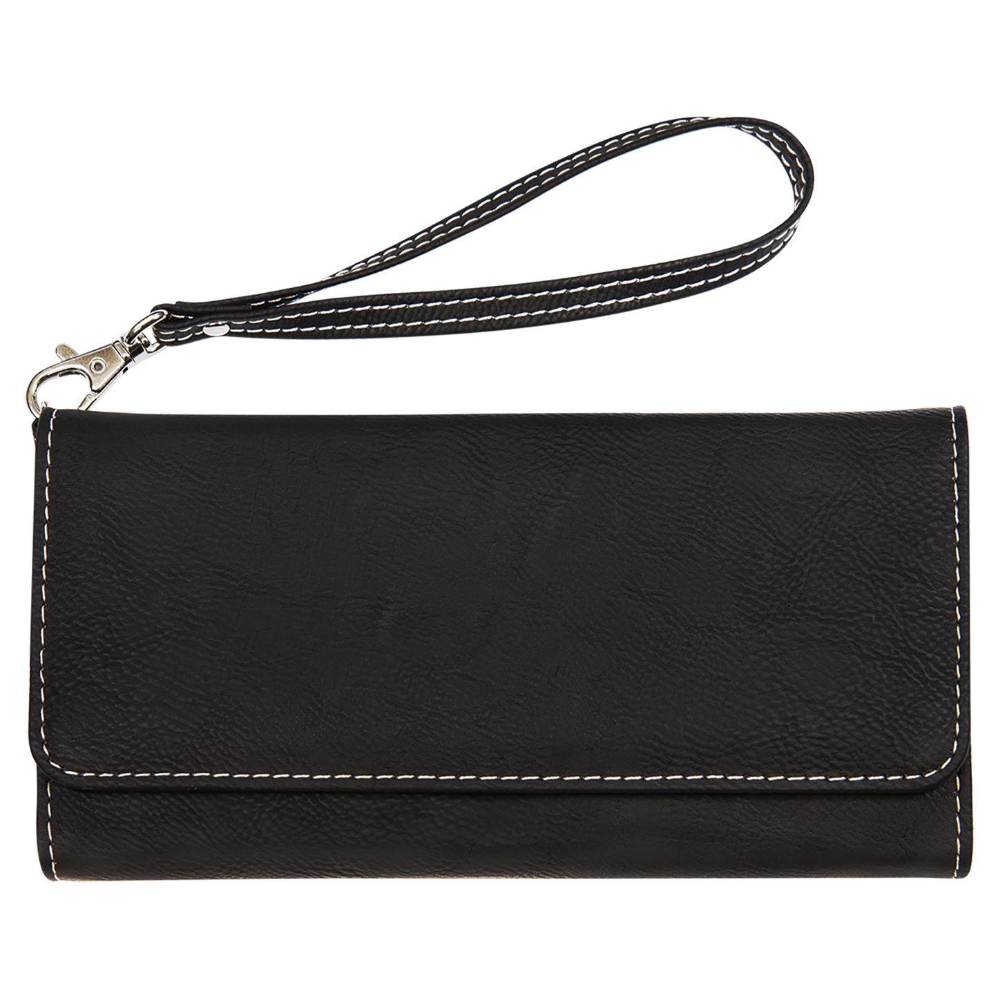 Personalized Leatherette Wallet with Strap