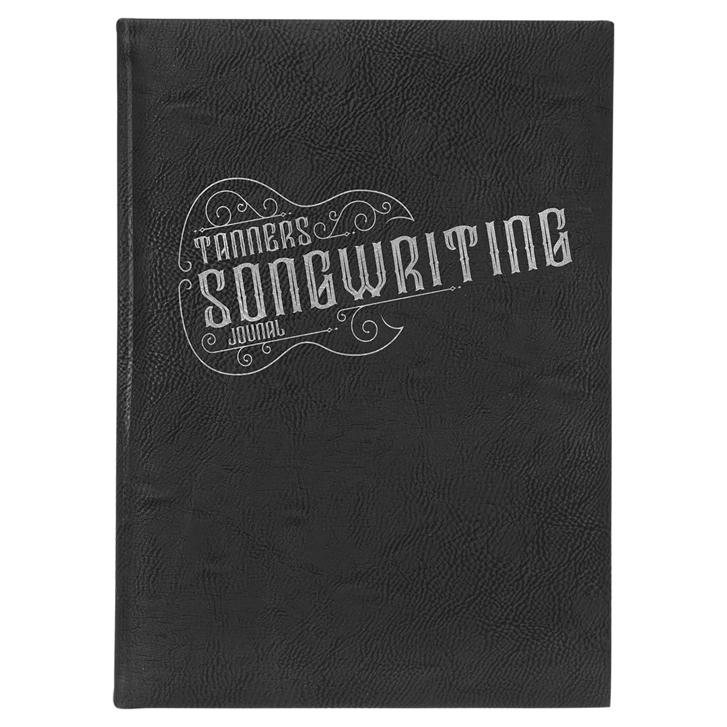 Leatherette Journal with Lined Notepad - 7" x 9 3/4"