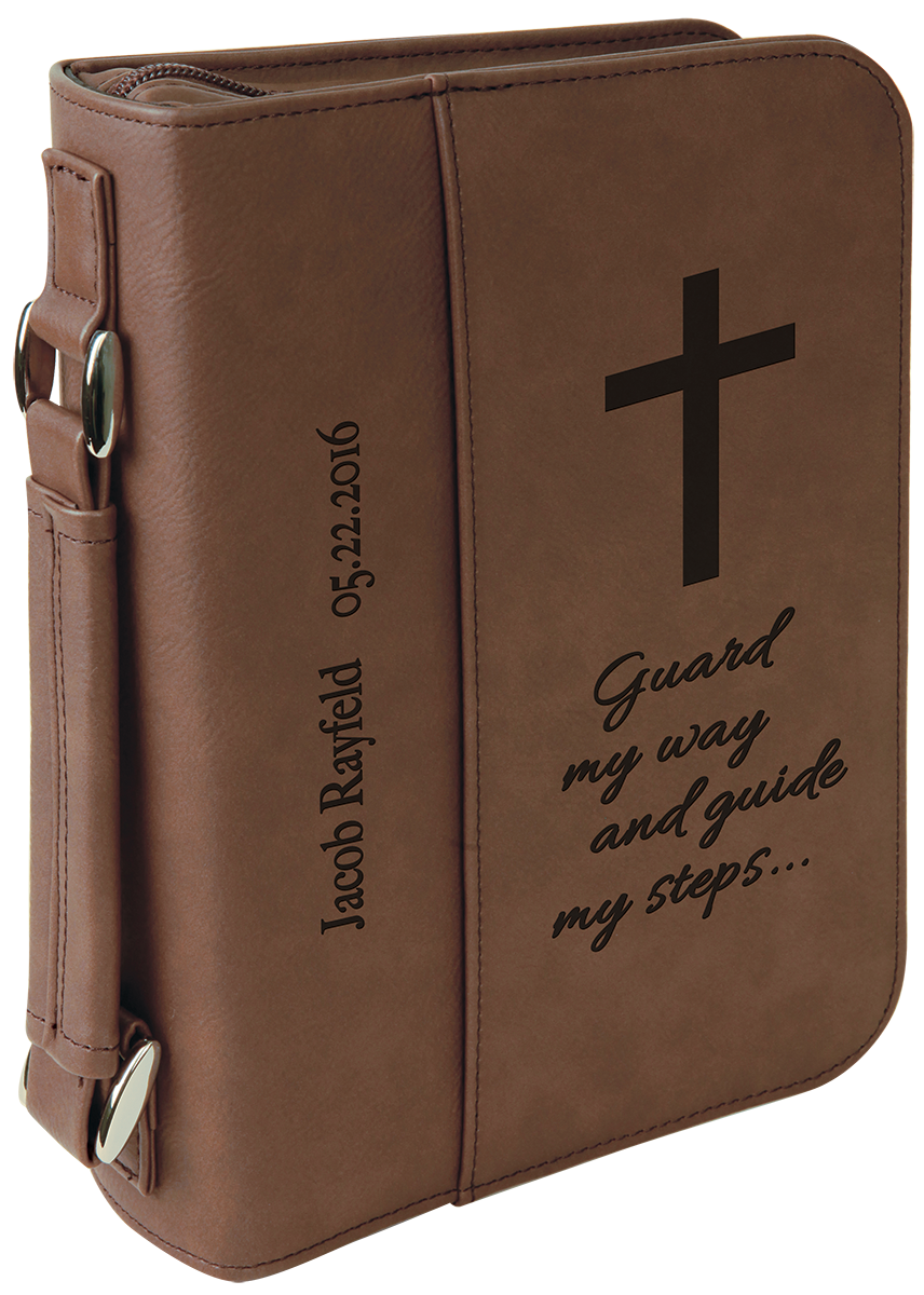 Personalized Leatherette Bible Cover