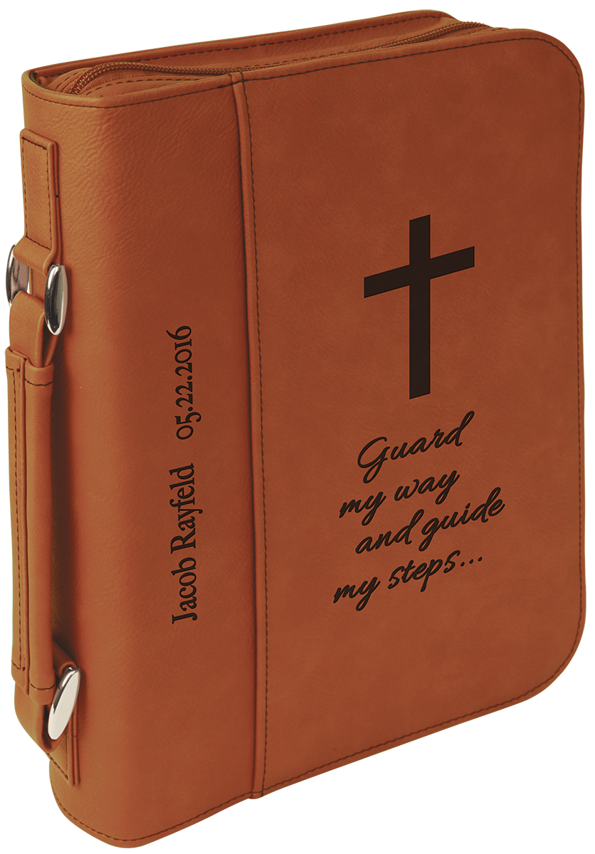 Personalized Leatherette Bible Cover