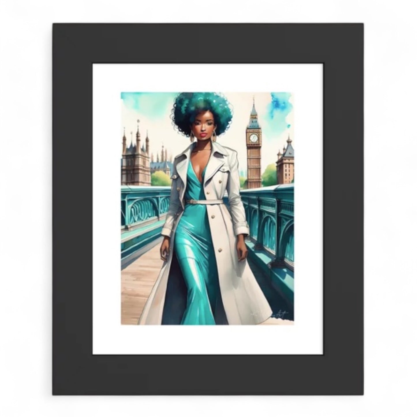 "Regal In the City" Framed Art