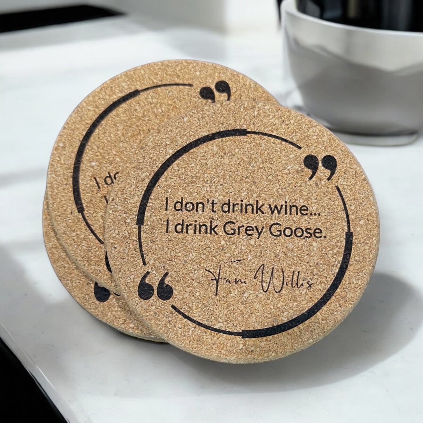Cork Coaster Sets – Hip Hop & Pop Culture Edition