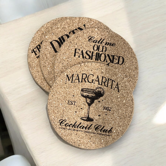 Cork Coaster Sets – Hip Hop & Pop Culture Edition