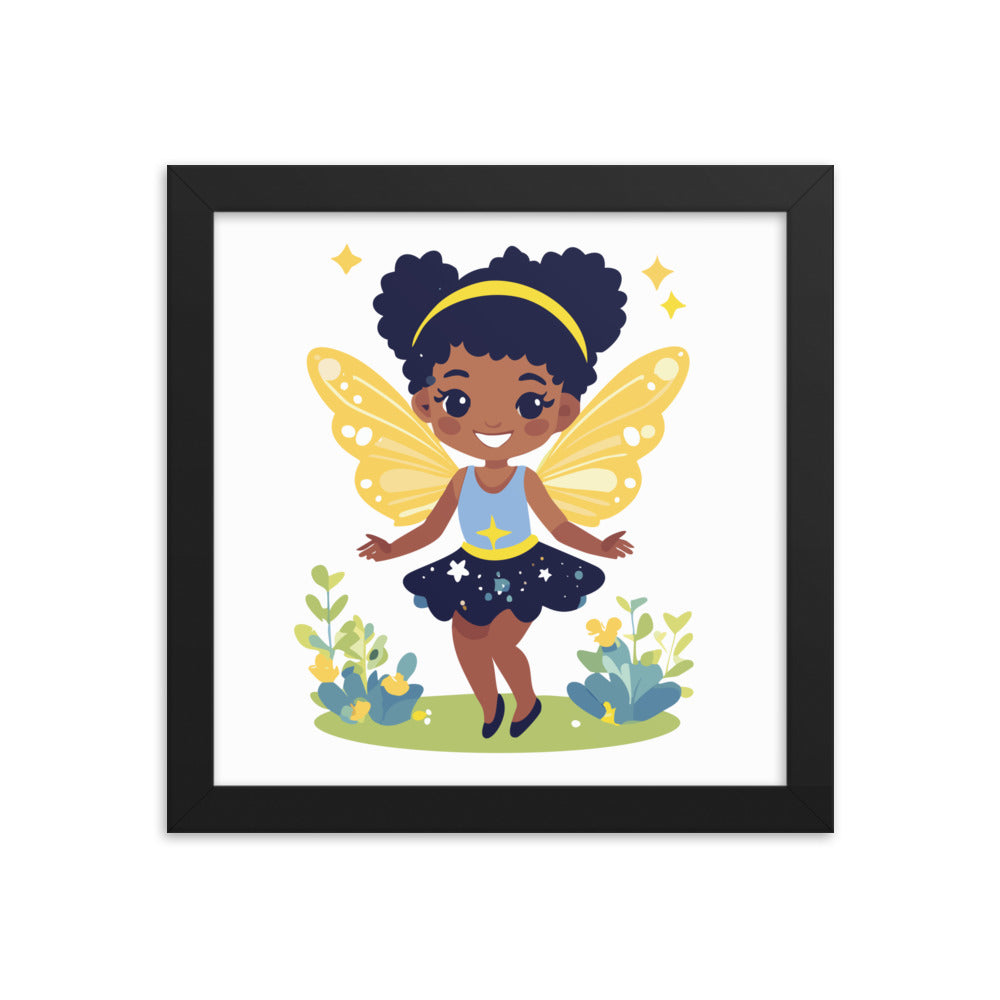 "Pretty Little Fairy" Framed poster