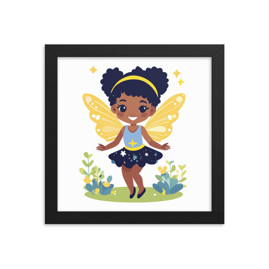 "Pretty Little Fairy" Framed poster