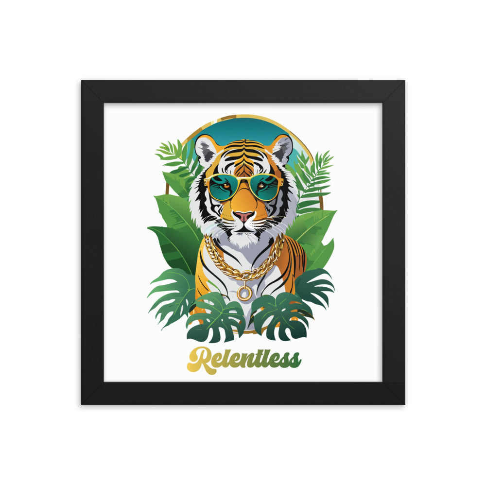 "Relentless" Framed poster