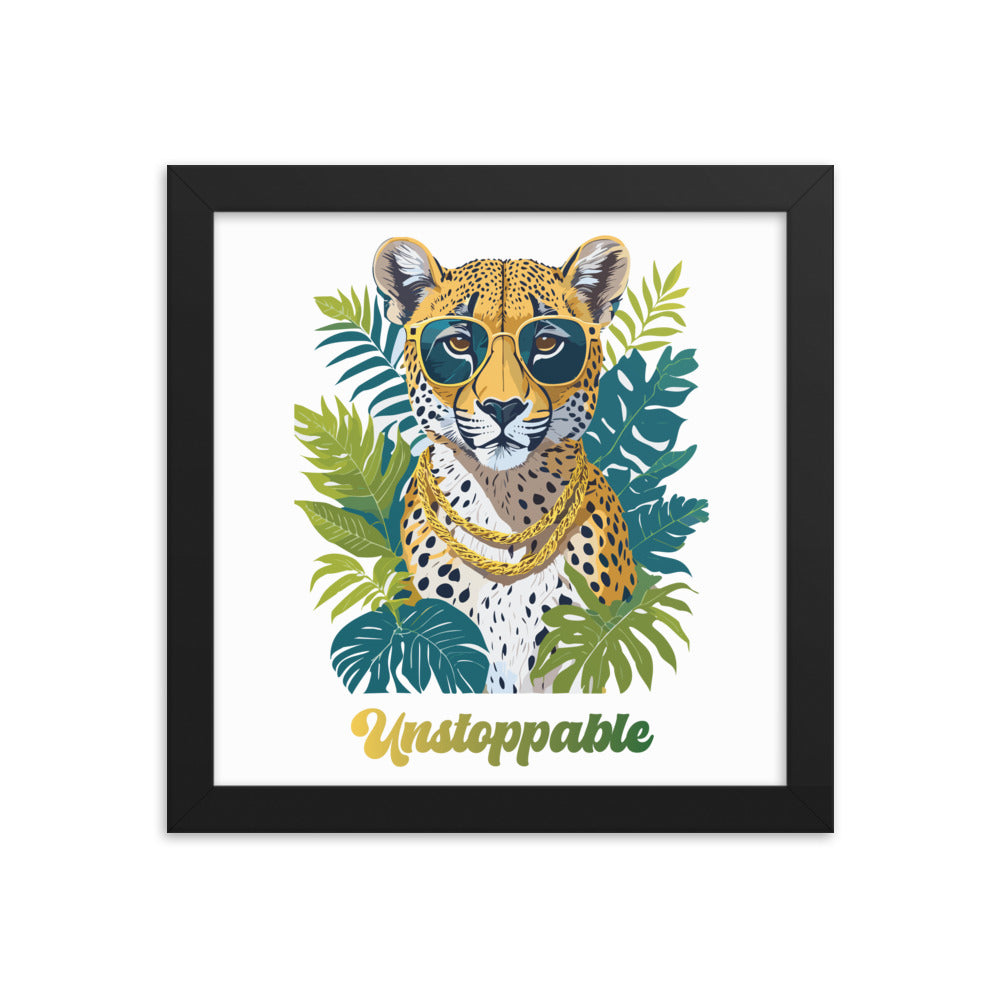 "Unstoppable" Framed poster