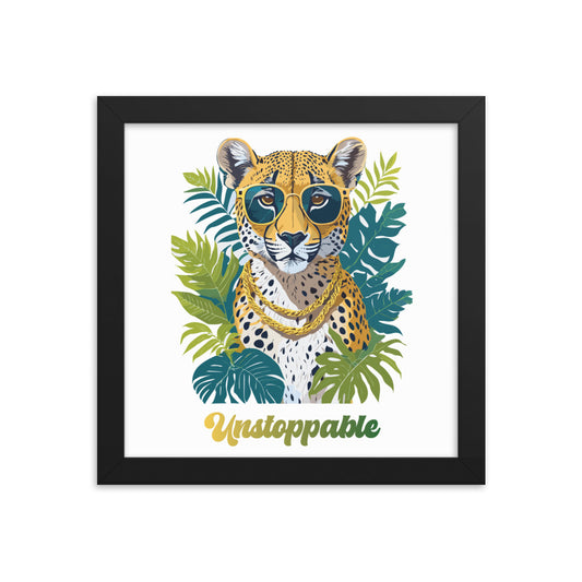 "Unstoppable" Framed poster