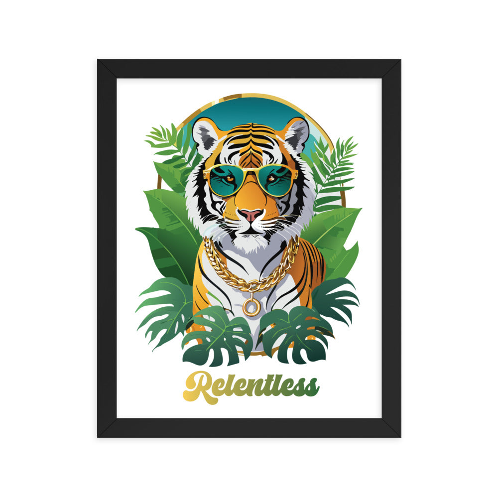 "Relentless" Framed poster