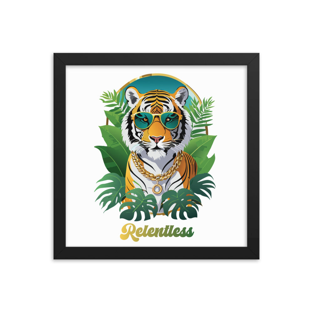 "Relentless" Framed poster