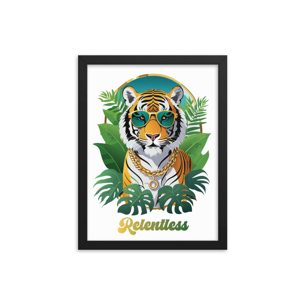 "Relentless" Framed poster