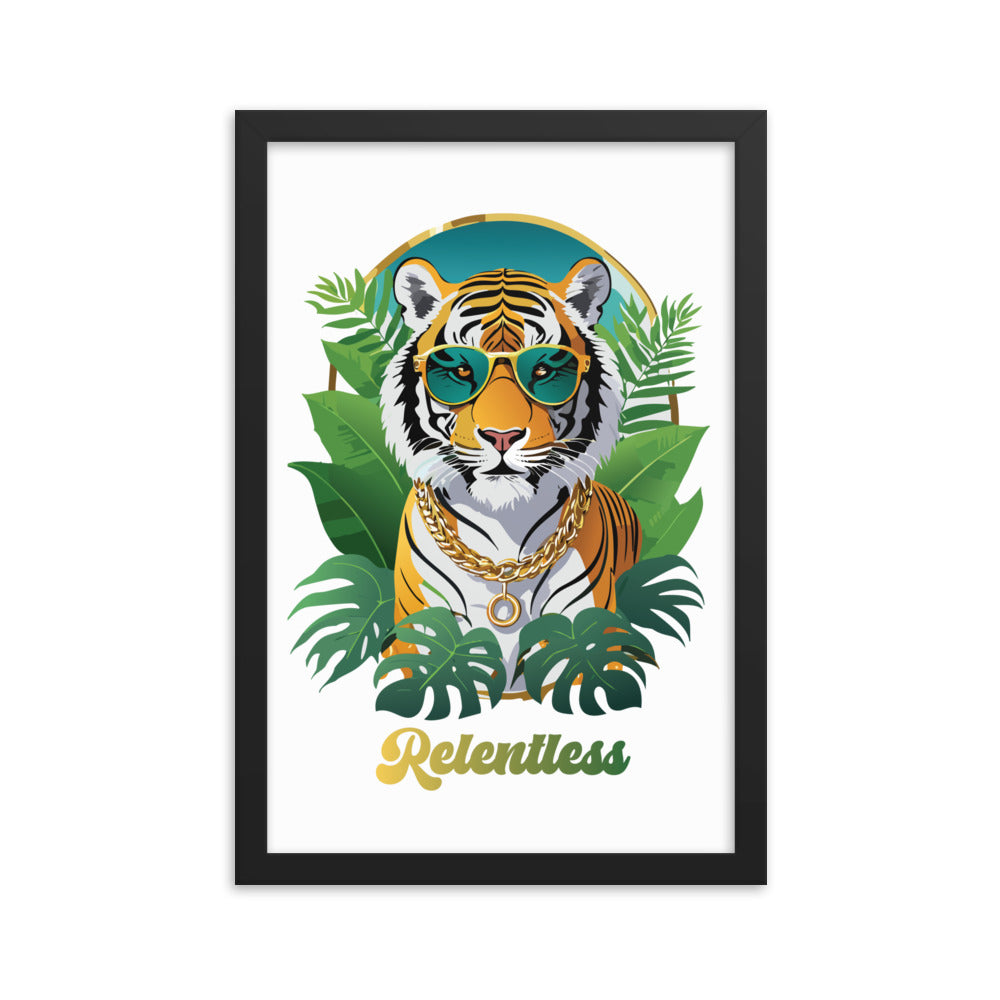 "Relentless" Framed poster