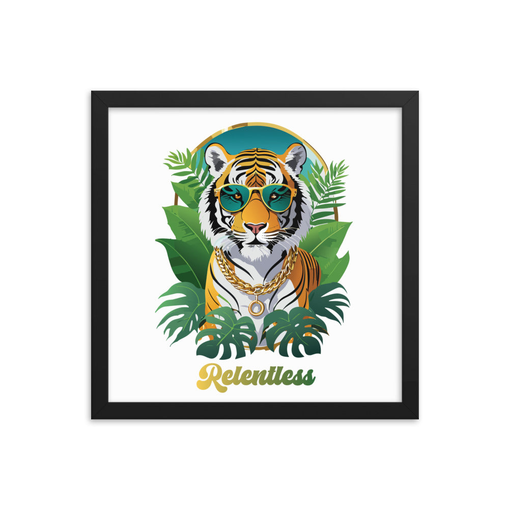 "Relentless" Framed poster