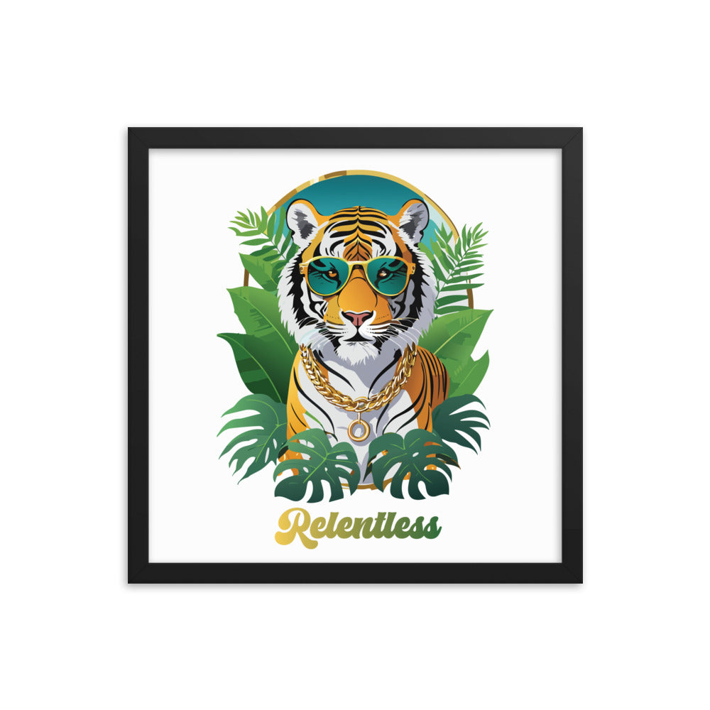 "Relentless" Framed poster