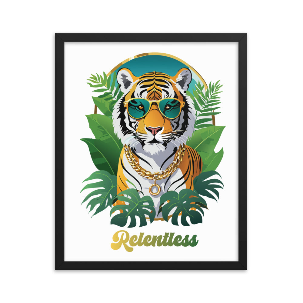 "Relentless" Framed poster
