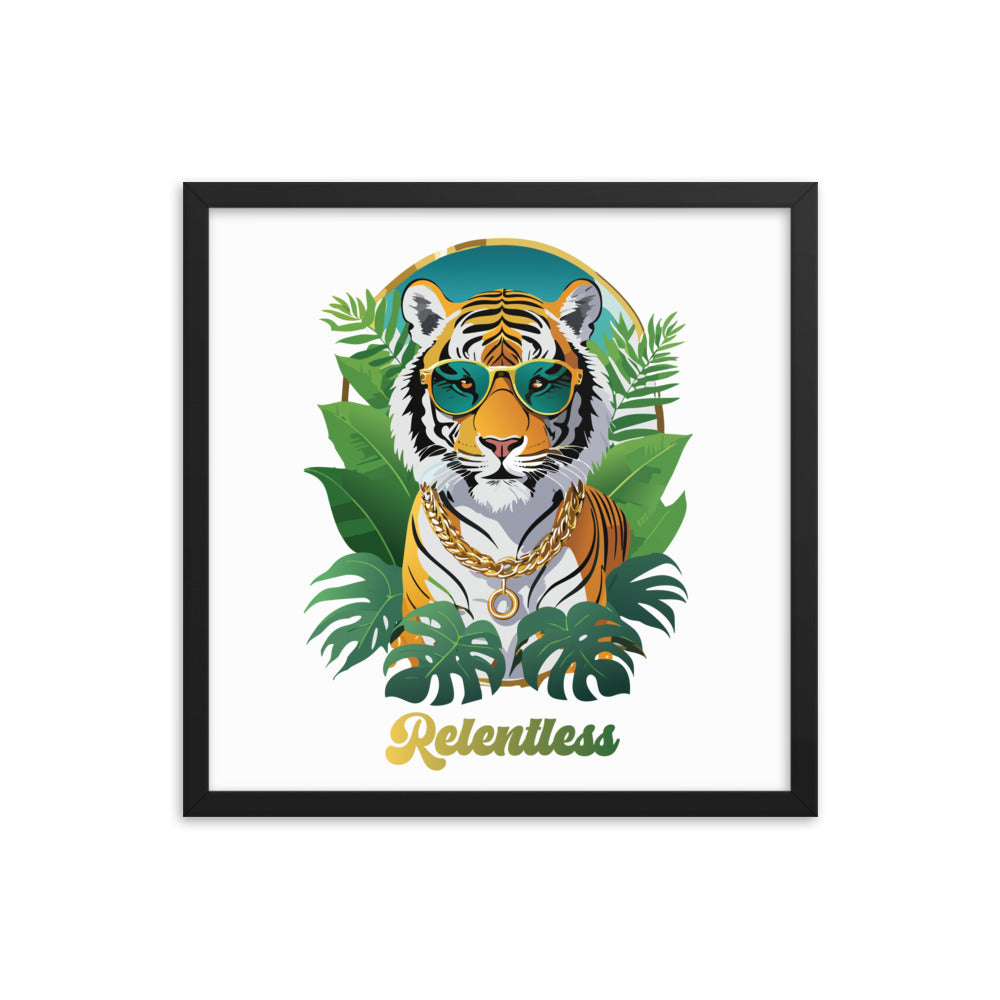 "Relentless" Framed poster