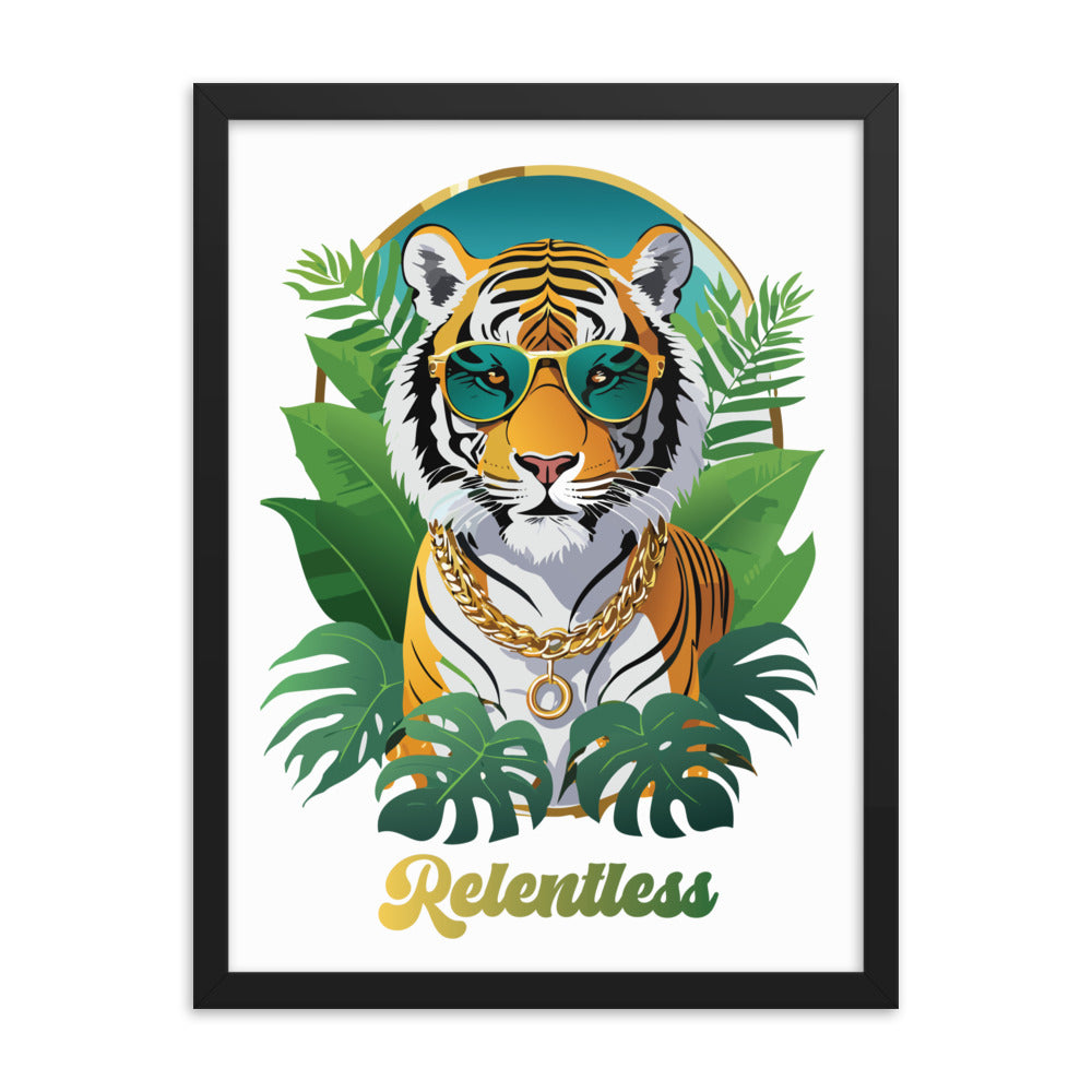"Relentless" Framed poster