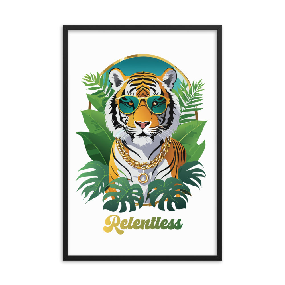 "Relentless" Framed poster