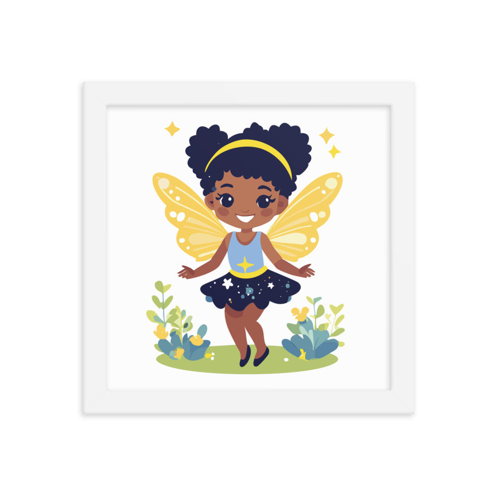 "Pretty Little Fairy" Framed poster