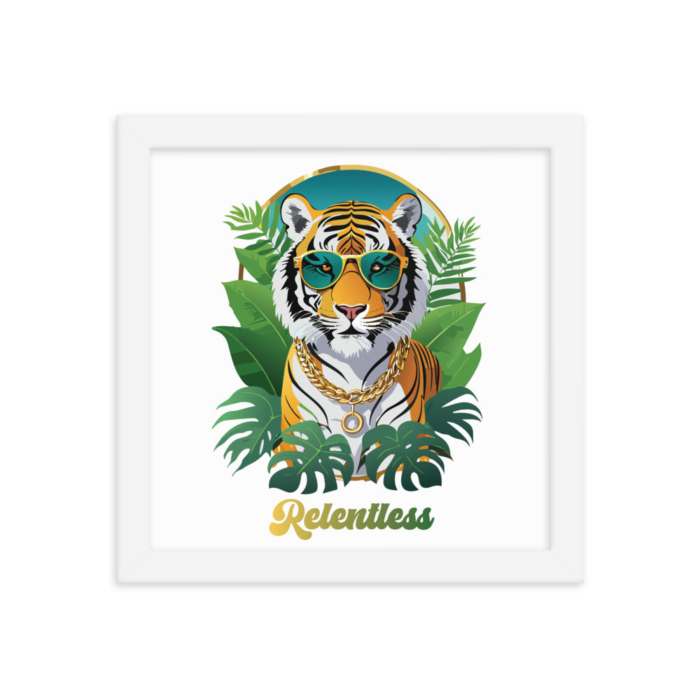 "Relentless" Framed poster