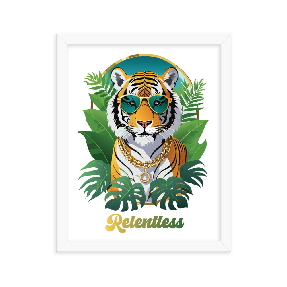 "Relentless" Framed poster