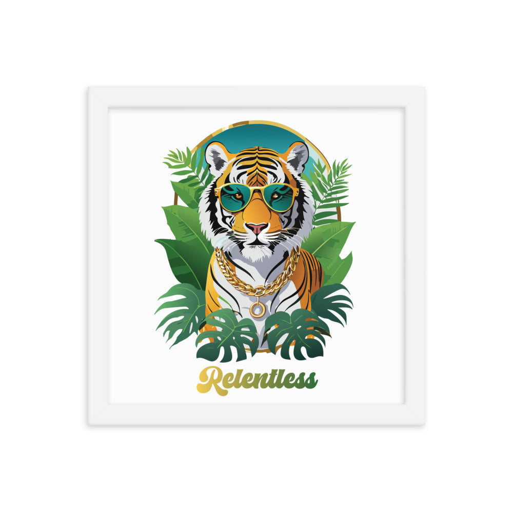 "Relentless" Framed poster