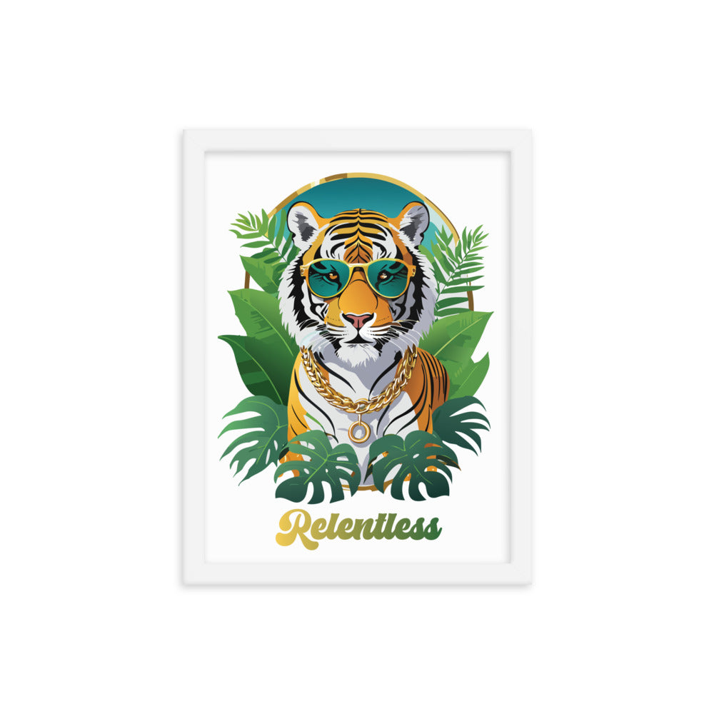 "Relentless" Framed poster