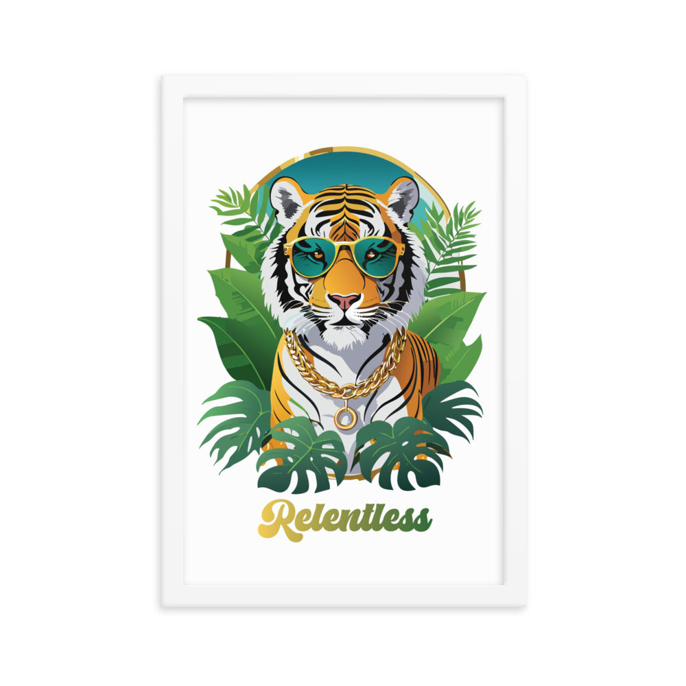 "Relentless" Framed poster