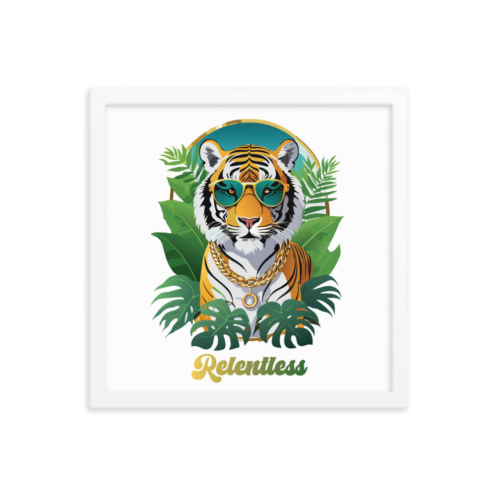 "Relentless" Framed poster