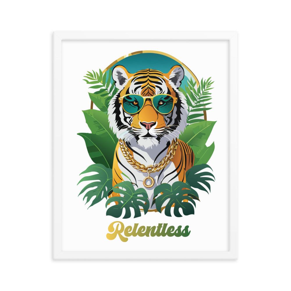 "Relentless" Framed poster