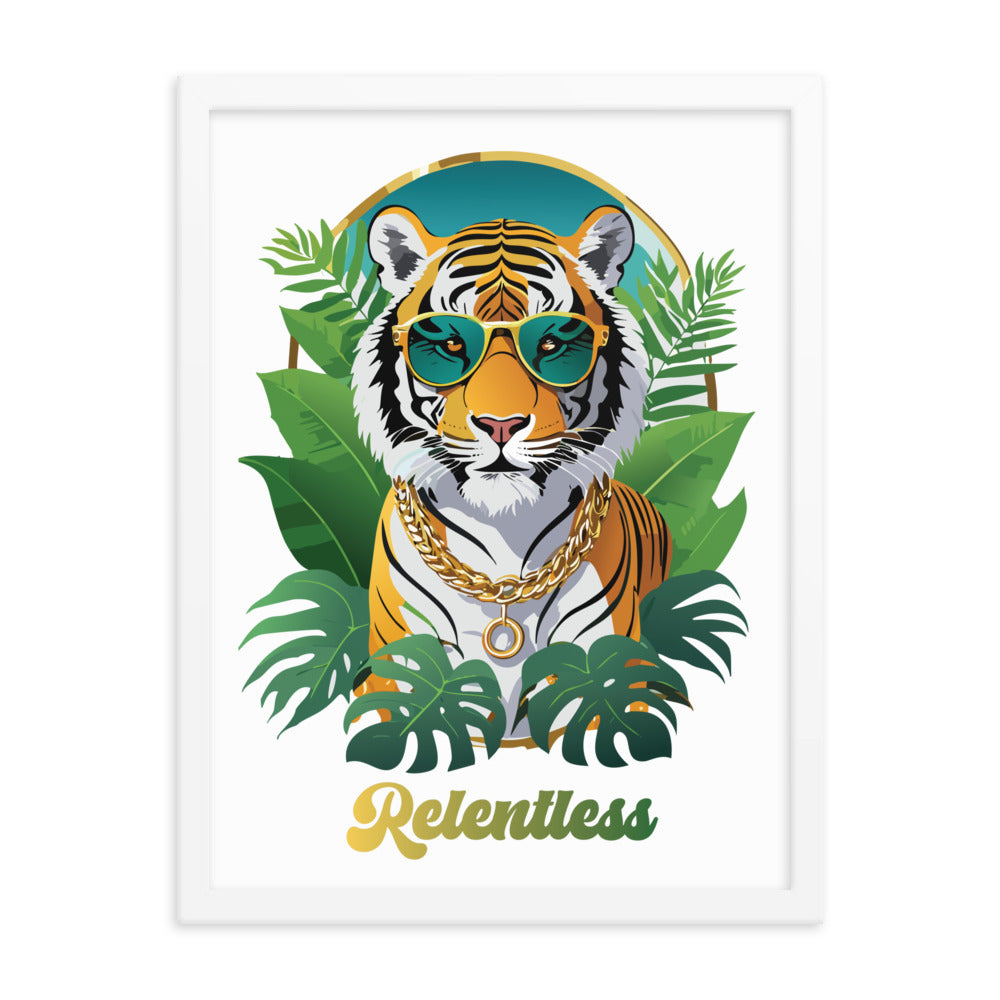 "Relentless" Framed poster
