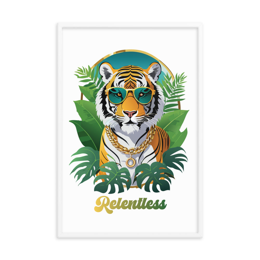 "Relentless" Framed poster