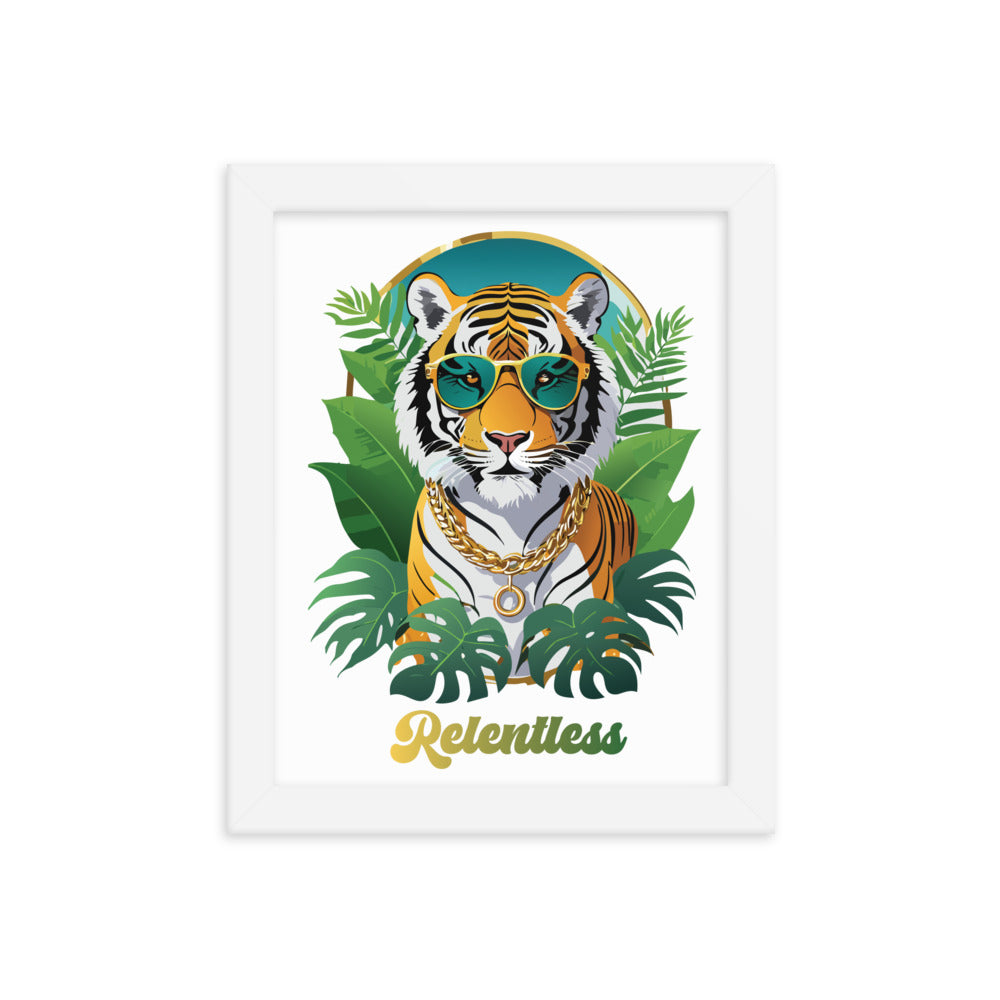 "Relentless" Framed poster