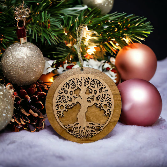 "Family Roots" Personalized Christmas Ornament
