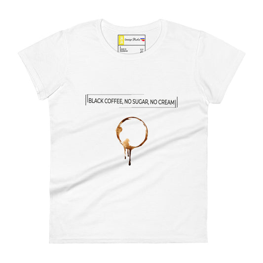 "Black Coffee" Women's short sleeve t-shirt