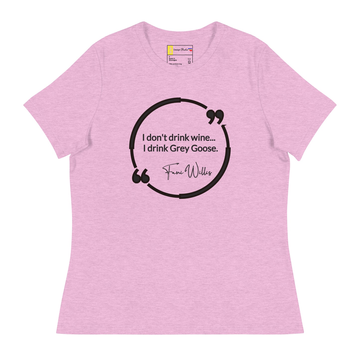 " I Don't Drink Wine" Women's Relaxed T-Shirt