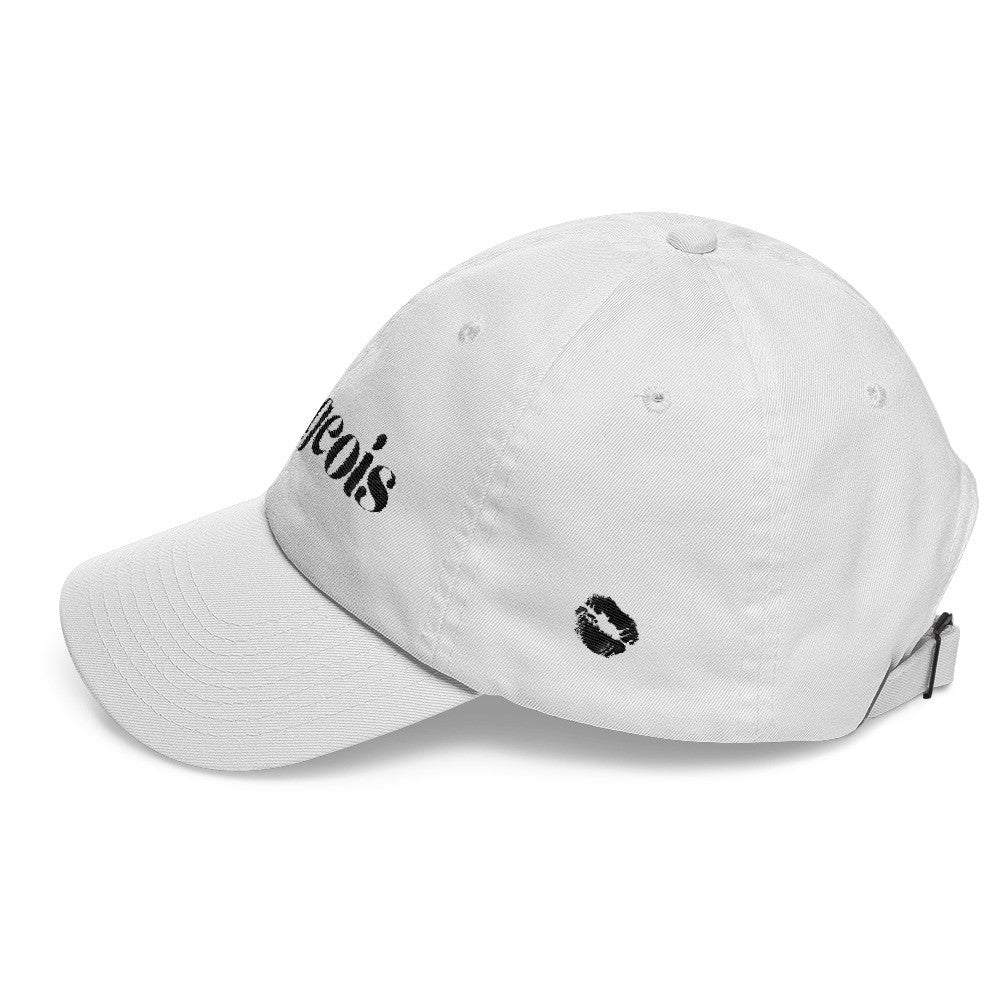 "Bourgeois with Lips" Classic Cap -Black
