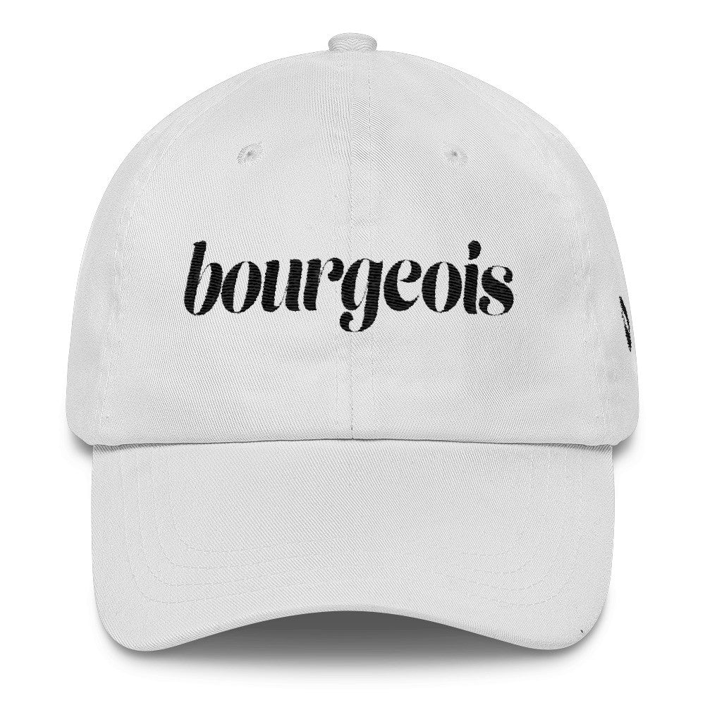 "Bourgeois with Lips" Classic Cap -Black